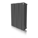 Радиатор биметаллический секционный Royal Thermo PianoForte Noir Sable 500 - 6 секции (RTPFNS50006)